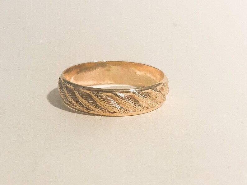 14k Gold filled pattern ring 14k Gold ring Gold rings for | Etsy