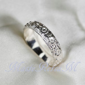 102127 Bague en argent sterling 925. Bague en or vermeil 14 carats image 6