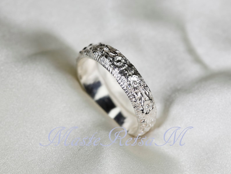 102127 Bague en argent sterling 925. Bague en or vermeil 14 carats image 6