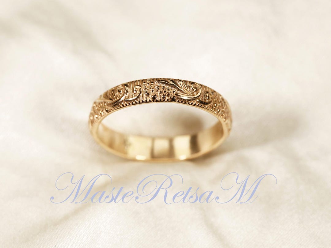 Zp166-handmade 14k Gold Filled Floral Ring, Sterling Silver