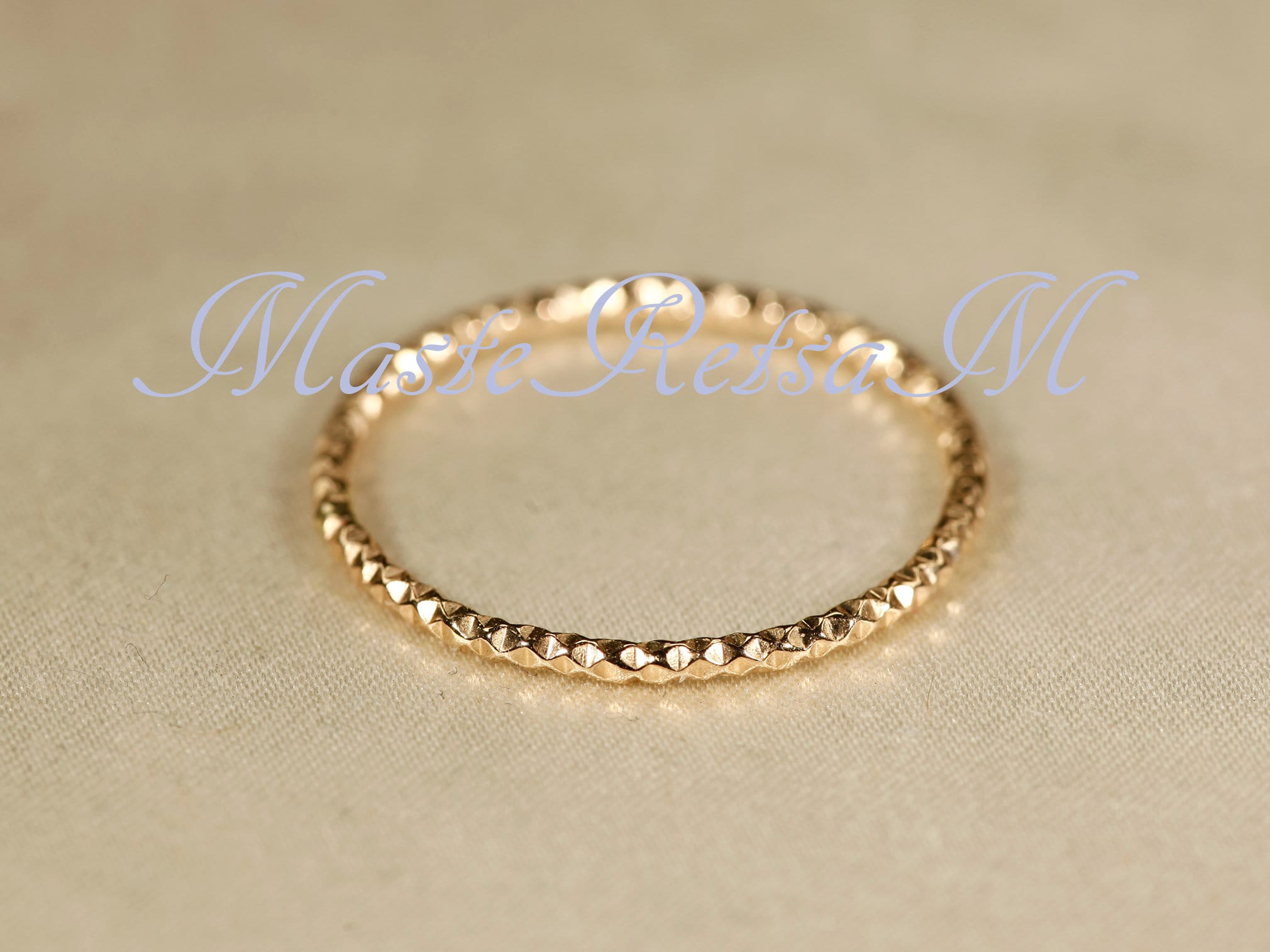 25) PACK VRAC LOURD 5mm or jaune 14k FILLED bague fermoir FERMÉ saut US
