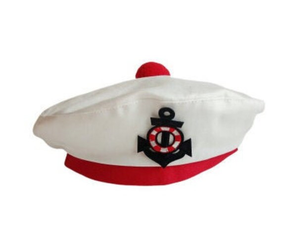 red sailor hat
