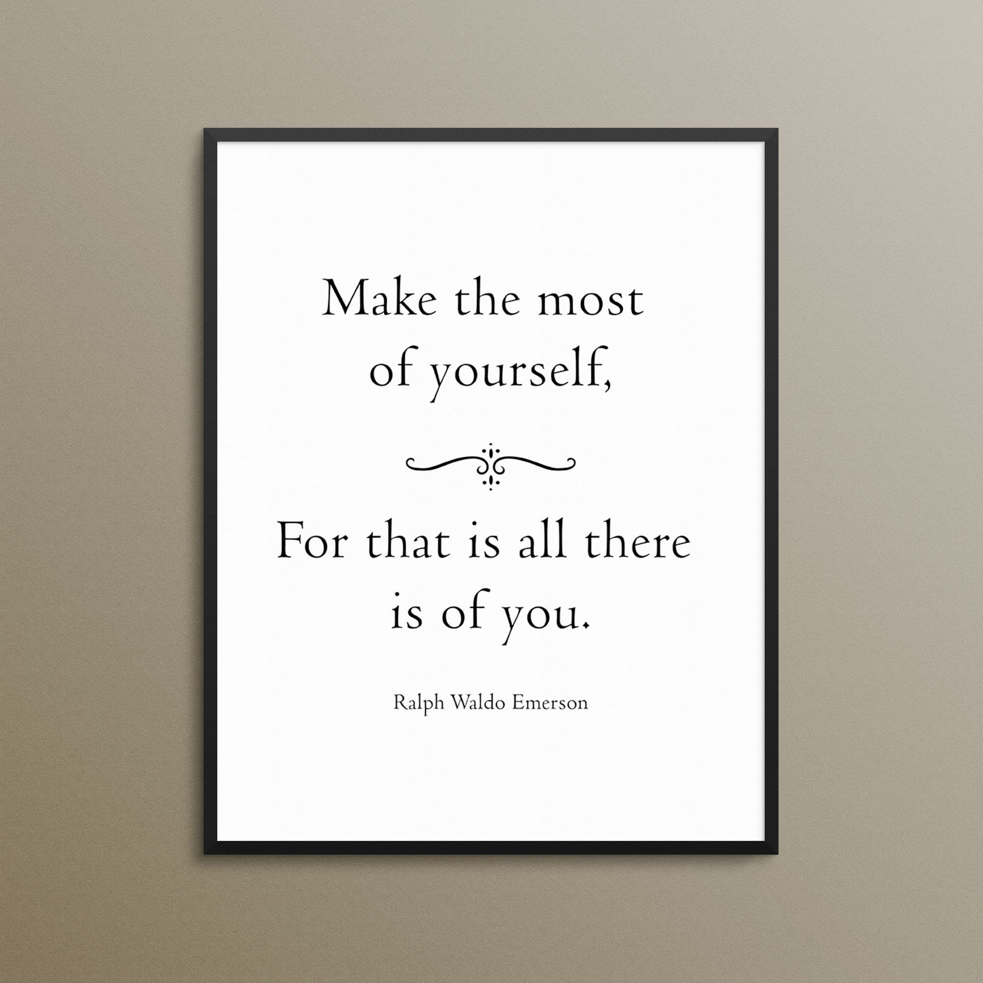 Ralph Waldo Emerson Quote Print | Kids Room Wall Art | Office Decor ...