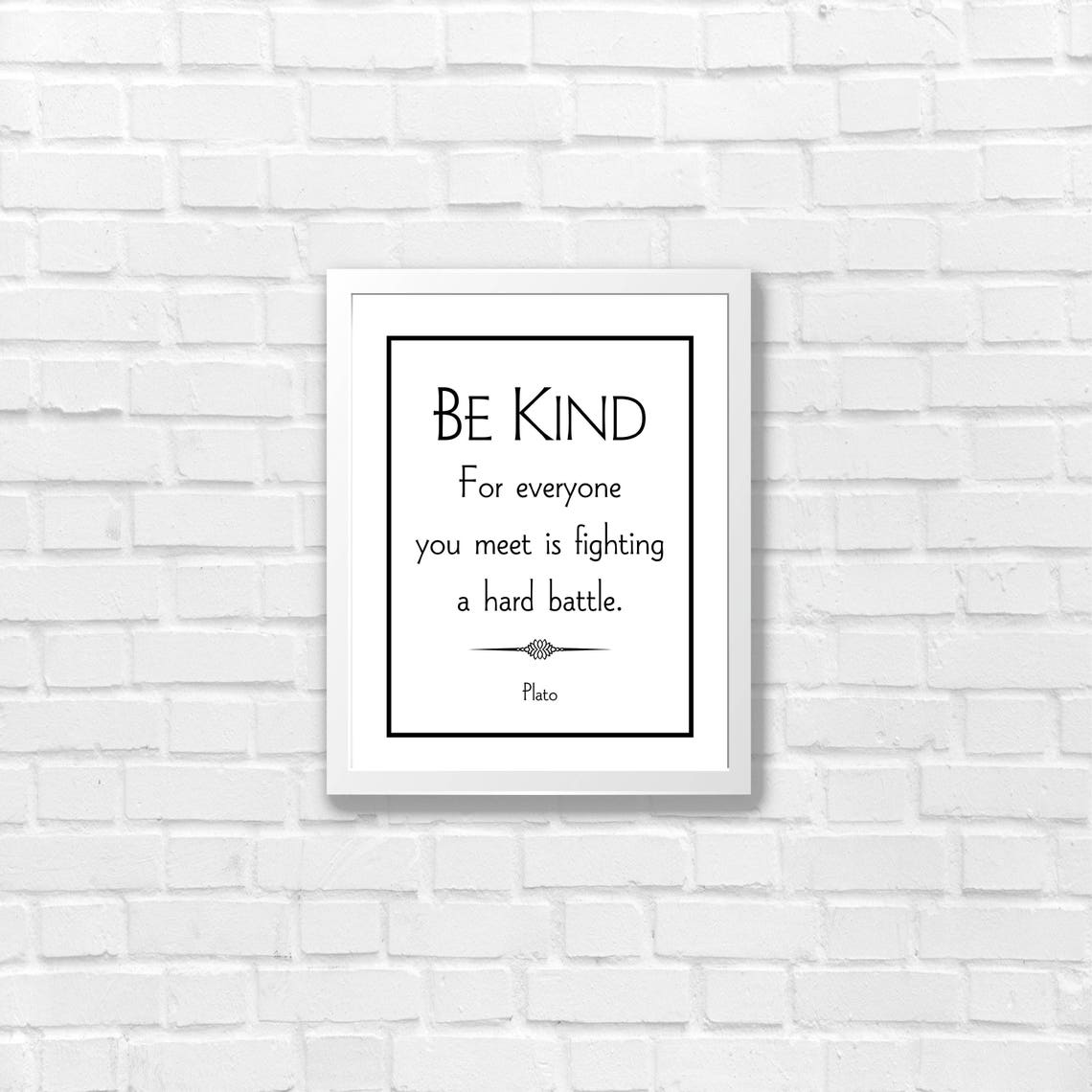 Filosofie motiverend Citaat Print Poster Inspirerend Quote