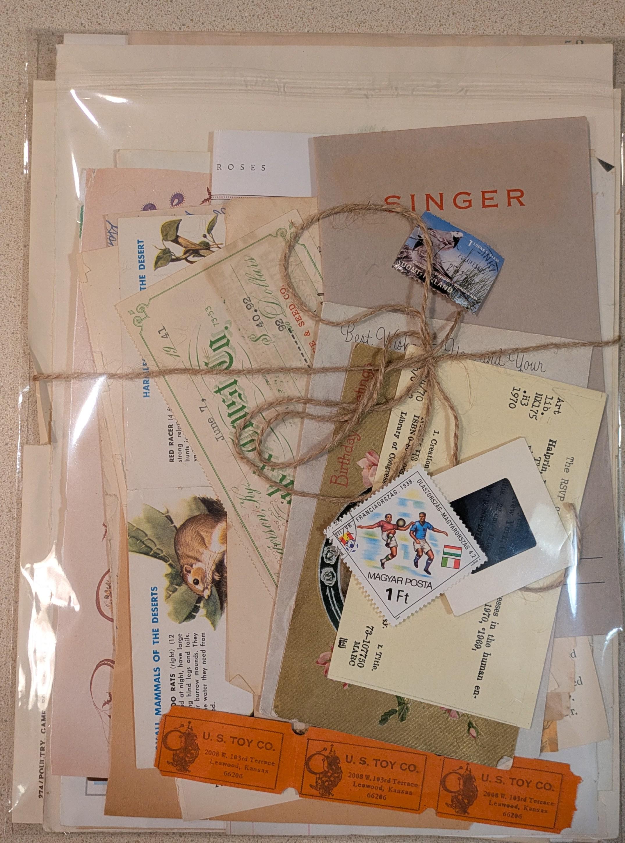 Vintage Paper and Ephemera Bundle 2