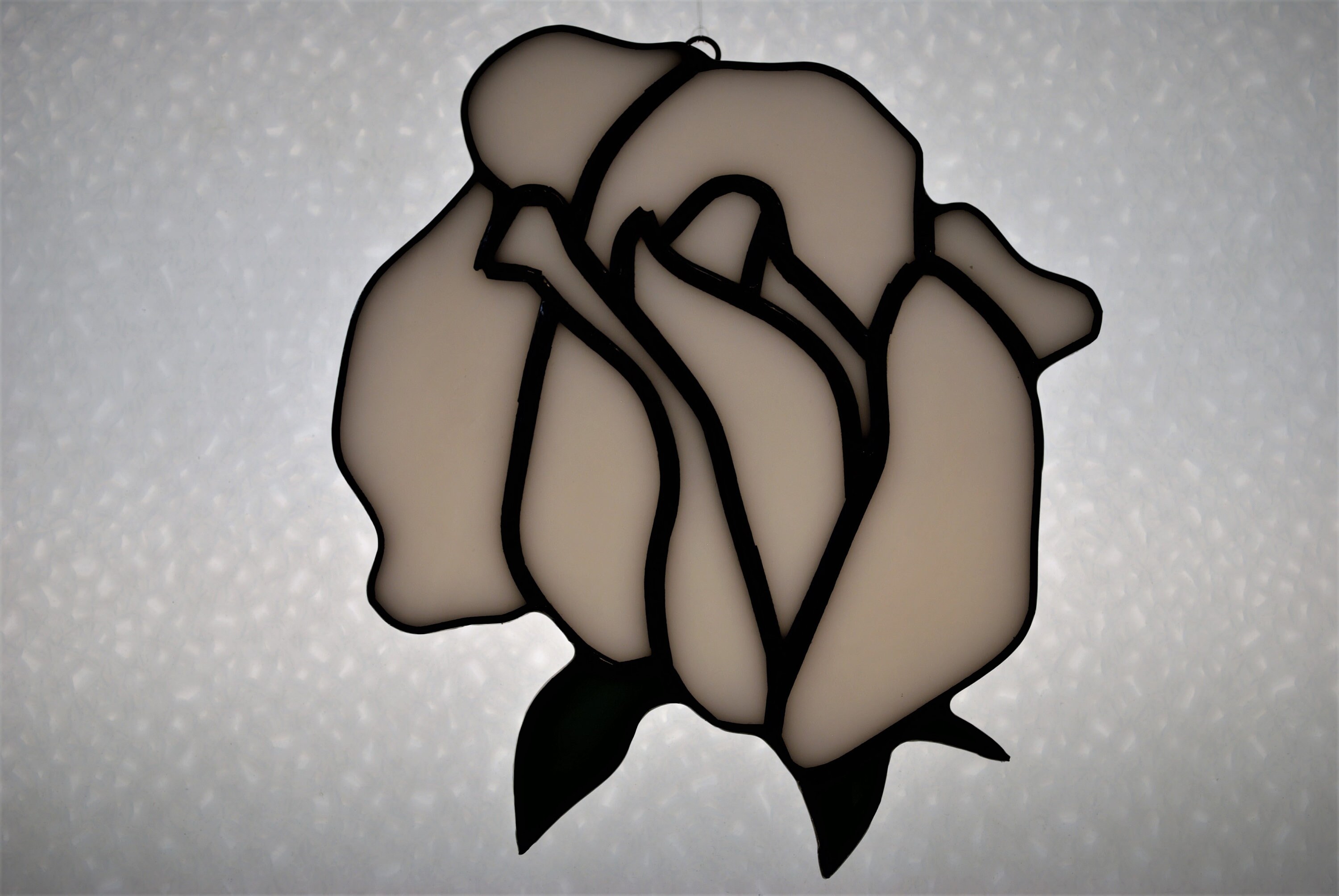 Stained Glass Rose Pre Cut Flower Kit. Perfect for beginners. Etsy