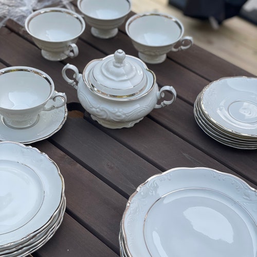 Walbrzych 29 pc china set shops tea set