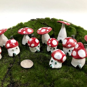 Classic Mushroom Fairy Houses