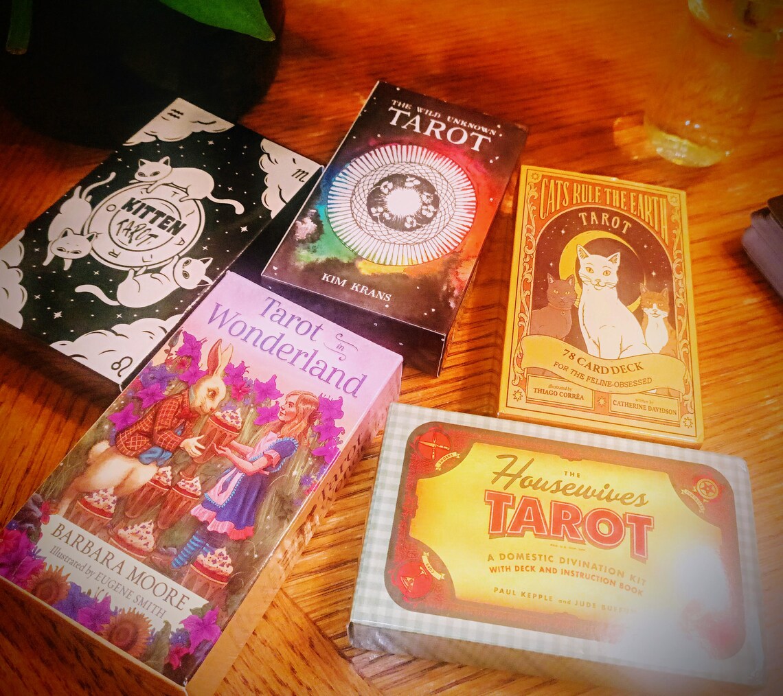 Random Tarot Pull 5 Tarot Card Random Pull - Etsy