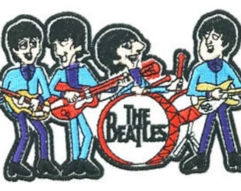 The Beatles strijken of naaien op de patch