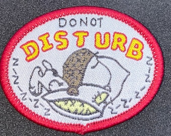 Snoopy Do Not Disturb Iron or Sew on Patch