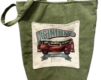 Retro Green lovely vintage tote shoulder sling bag