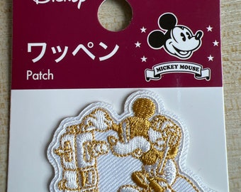 The miniature Mickey Mouse vintage iron on patch