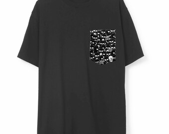 Bad Badtz Maru pocket t-shirts (Black)
