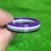 3D Printed Ace Pride Ring