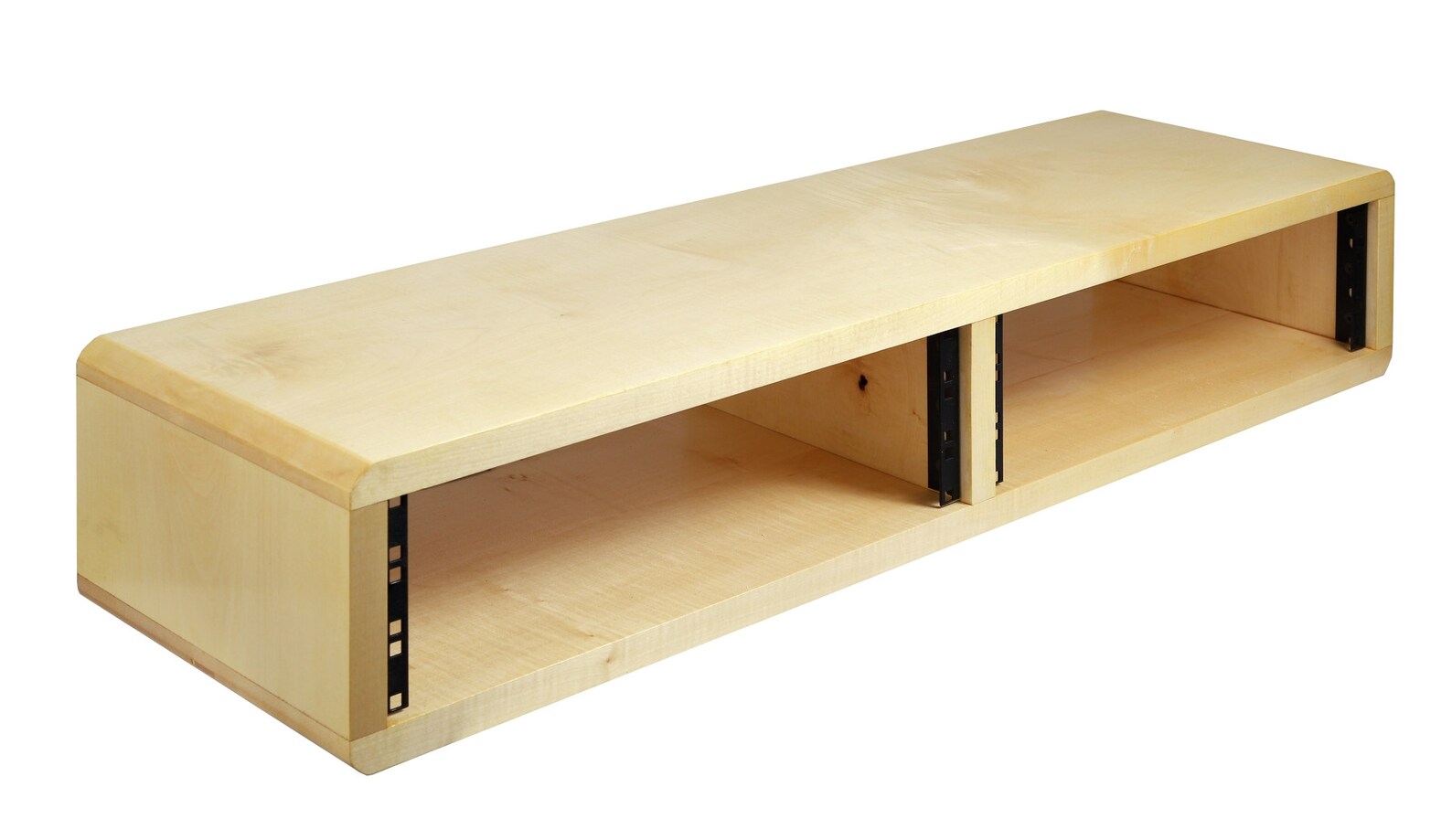 Studio double desktop rack 19 solid Maple curly wood Etsy