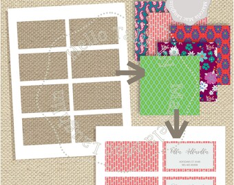 CARDS and TAGS Template CUSTOM order