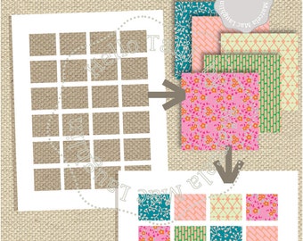 Classic HAPPY PLANNER Half Boxes Photoshop Template- Half Box Make your own Planner Stickers for Classic HP Fully Layered Psd + Png + Jpg