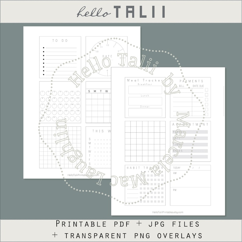 STICKY NOTES Printable + Template- 3x3