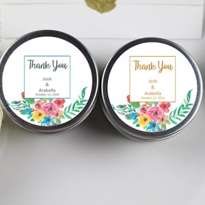 10 Stück Set Garten Personalisierte Sojakerzen, Hochzeitskerze Favor, Hochzeit Gefälligkeiten, Brautparty Geschenk, Bachelorette Favor, Benutzerdefinierte Kerzen