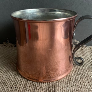Scandinavian Vintage Copper Mug, Big Copper Mug