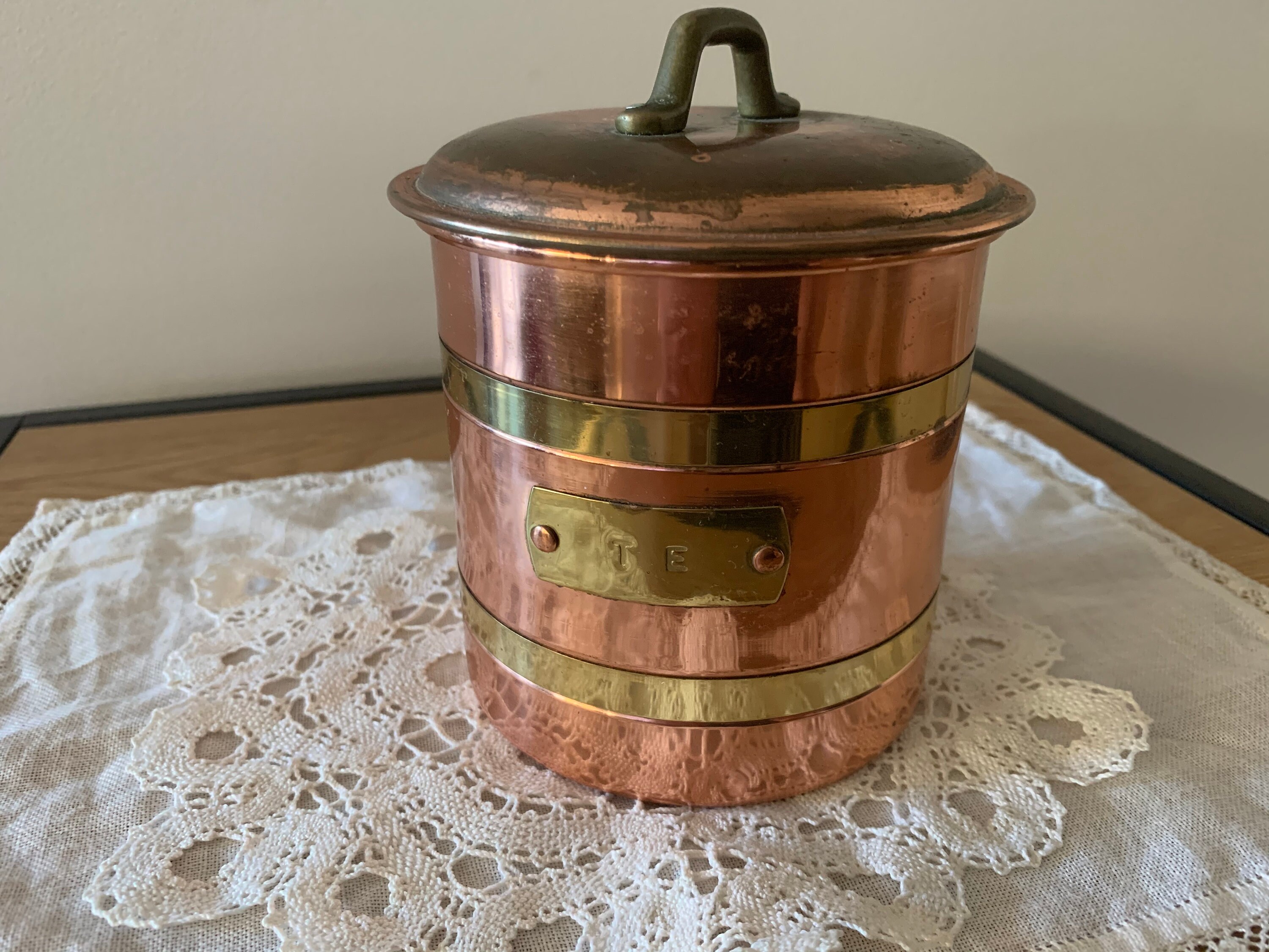 Scandinavian Vintage Copper Jar for Tea Copper Canister Jar Etsy