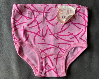Soviet Vintage Girl's Pink Underwear, Kids underwear, Retro Underpants. Unused