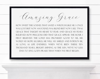 Amazing Grace Sign