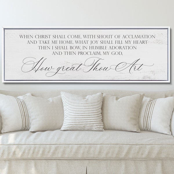 How Great Thou Art Etsy