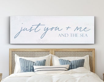 Beach House Sign, Beach House Bedroom Sign, You Me And The Sea