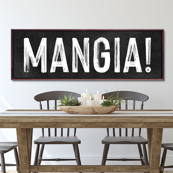 Mangia Sign, Italian Kitchen Sign, Italian Kitchen Decor