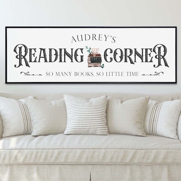 Custom Library Sign - Etsy