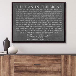 Father&#39;s Day Gift, Man In The Arena, Father&#39;s Day Gift Idea