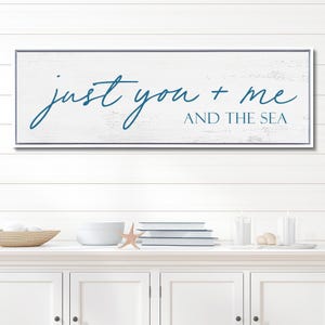 Beach House Sign, You Me And The Sea, Farmhouse Decor image 9