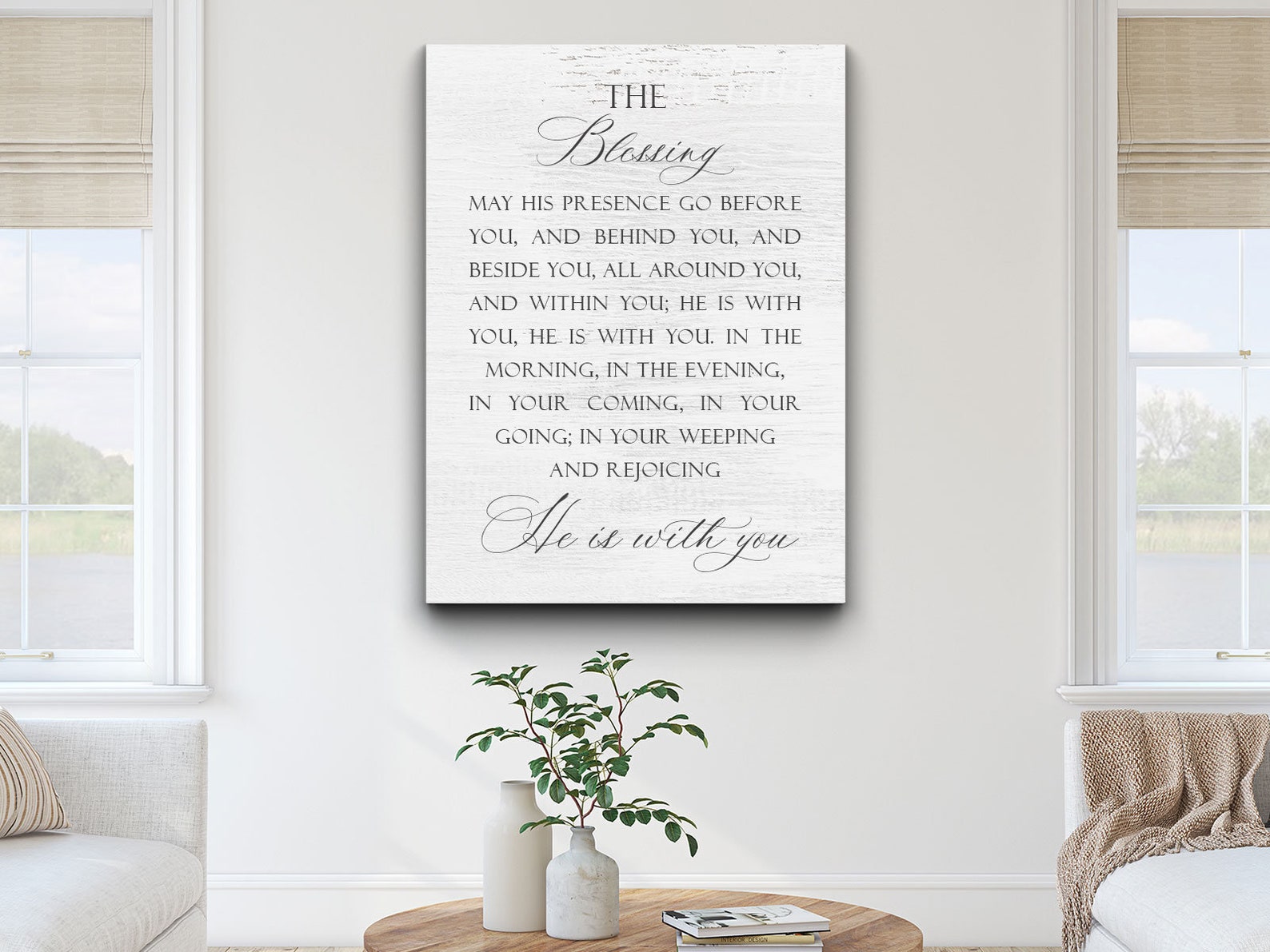 The Blessing Lyrics Wall Art Scripture Wall Art Christian Etsy