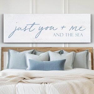 Beach House Sign, You Me And The Sea, Farmhouse Decor image 7