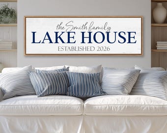 Personalized Lake House Sign