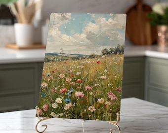 Vintage Wildflower Art Print: Botanical Wall Decor