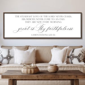 Hymn Wall Art, Great Is Thy Faithfulness