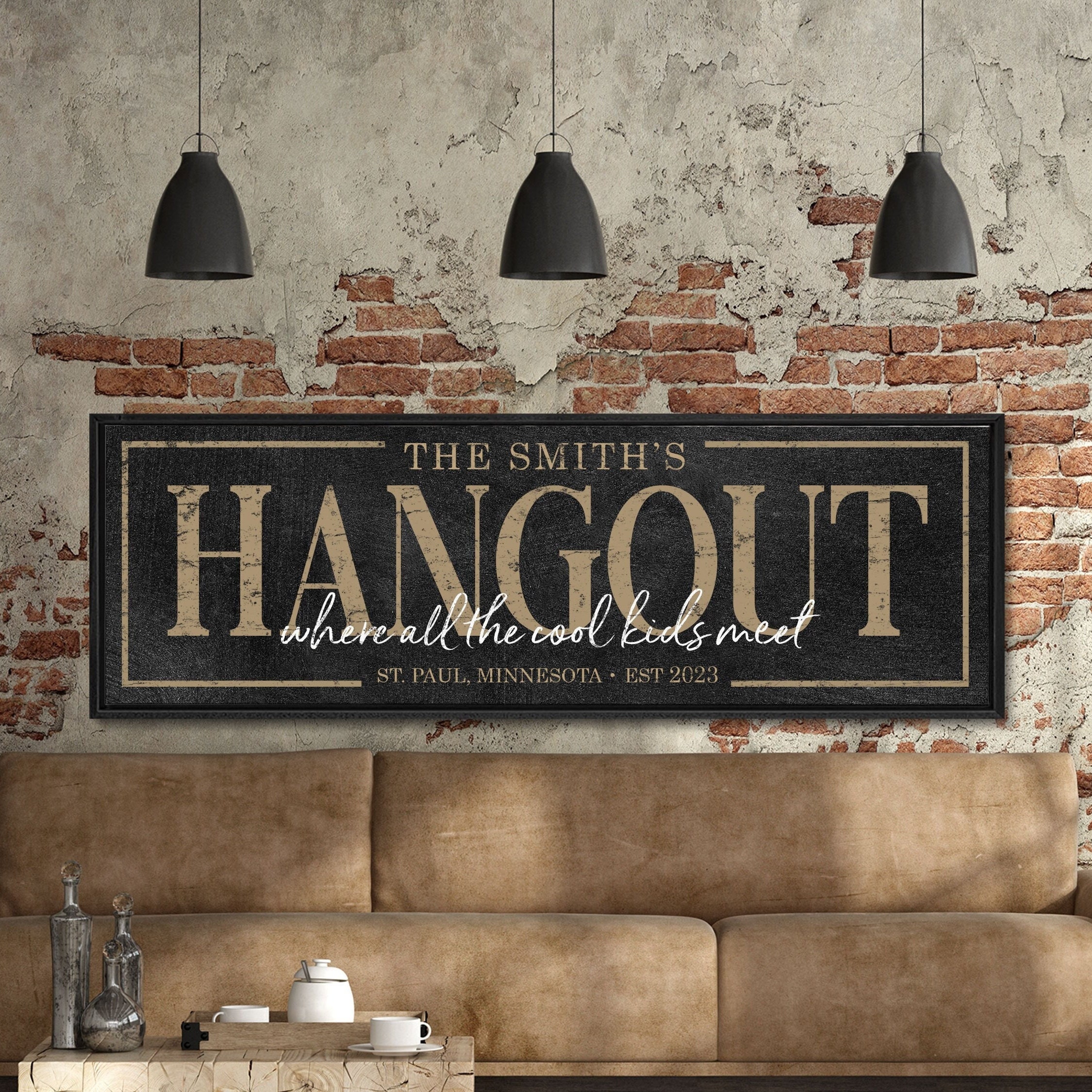 Extra Large Canvas Wall Decor – Hangout Home