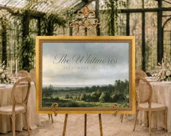 Personalized Wedding Welcome Sign: Ceremony Entrance Decor