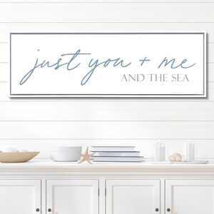 Beach House Sign, You Me And The Sea, Farmhouse Decor image 10