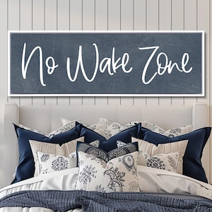 No Wake Zone Sign, Lake House Wall Decor, Lake House Decor