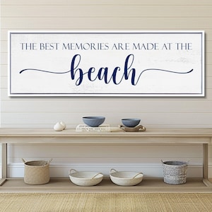 Beach House Sign, The Best Memories Are Made At The Beach