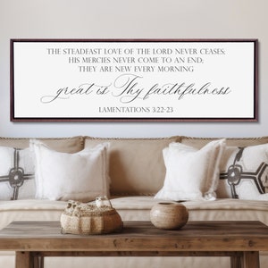 Hymn Wall Art, Great Is Thy Faithfulness