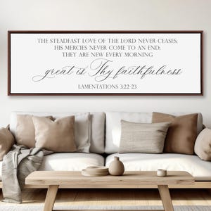 Hymn Wall Art, Great Is Thy Faithfulness