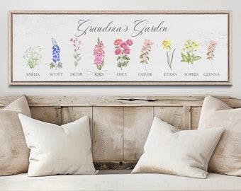 Grandma's Garden Sign, Gift For Grandmother, Mother's Day Gift