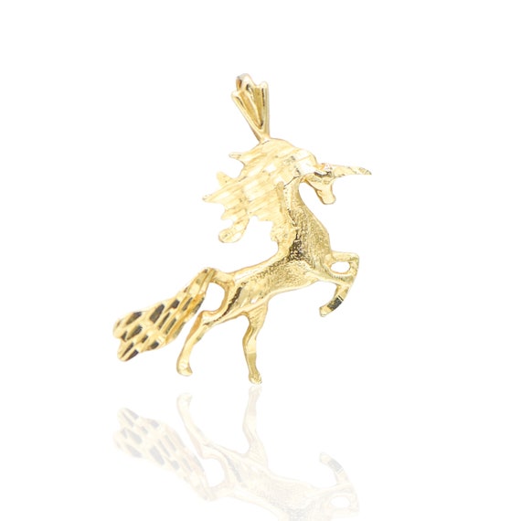 Unicorn Charm 14K Gold