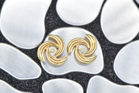 14k Gold Spiral Earring Jackets