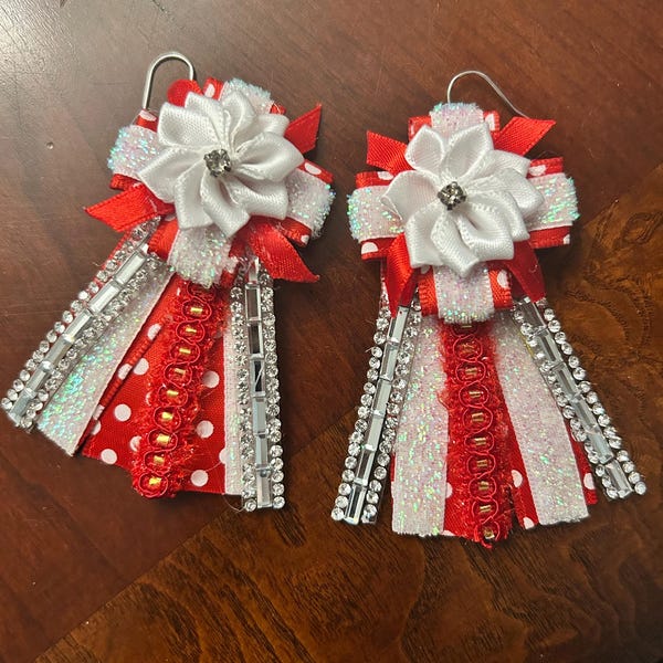 Custom Made Homecoming Mum Earrings